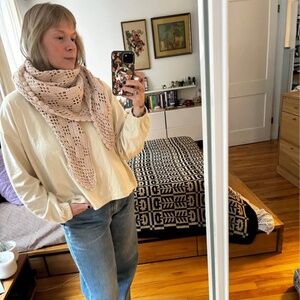 Misha & Puff Lattice Crochet Shawl